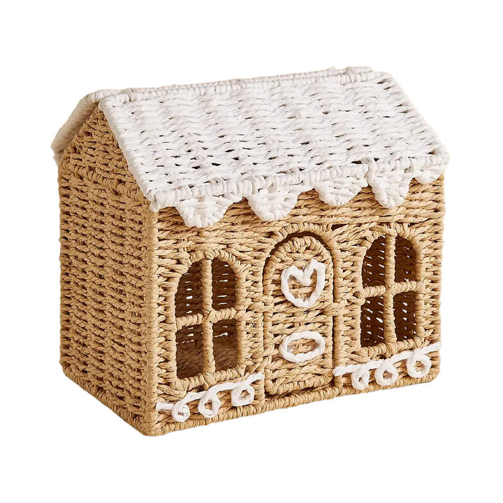 Playful storage basket in house design Kalsten