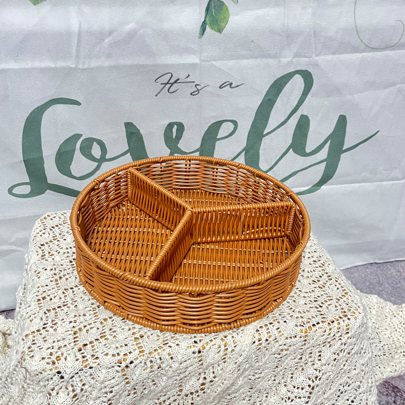 Round Woven Organizer Basket Kalsten
