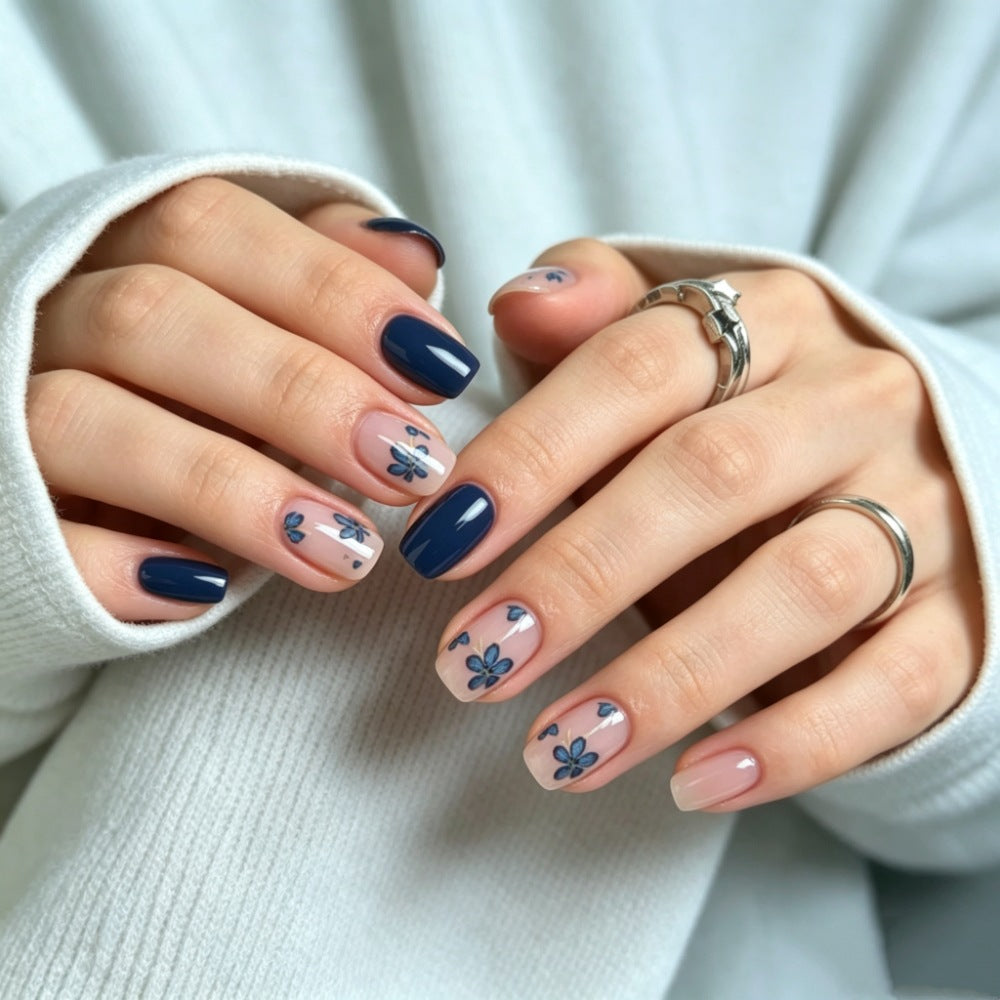 Floral Press-On Nail Set Kalsten 1787395178