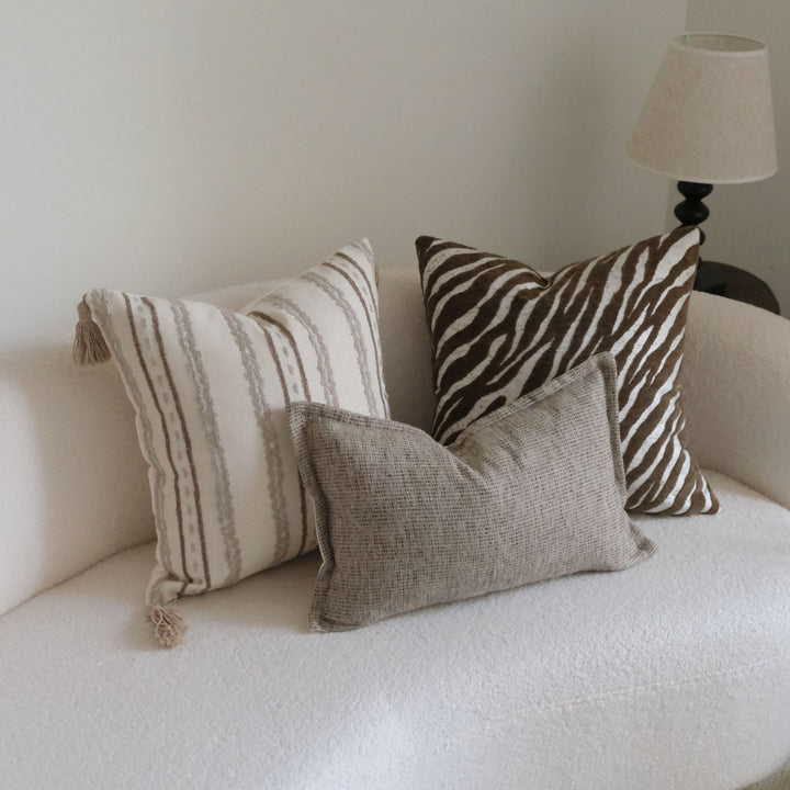Textured Weave Decorative Cushion for Home Decor