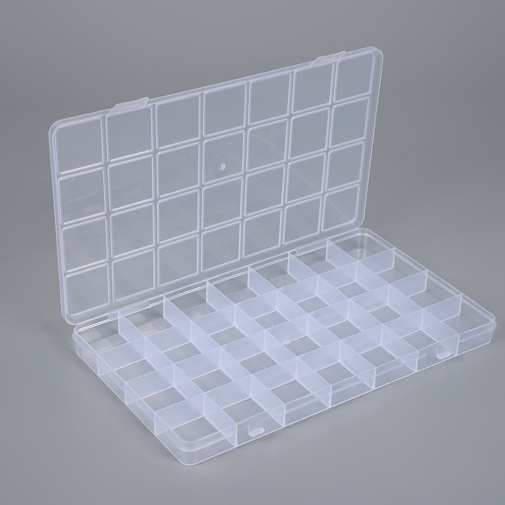 Transparent Multi-Compartment Storage Organizer Box Kalsten