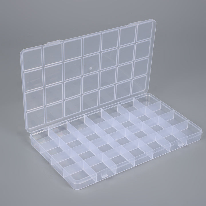 Transparent Multi-Compartment Storage Organizer Box Kalsten