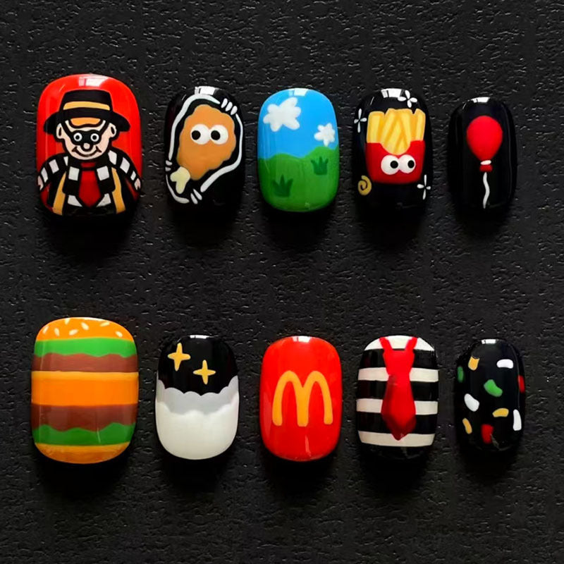 Playful Artistic Nail Art Design Set Kalsten