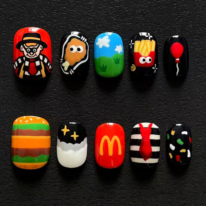 Playful Artistic Nail Art Design Set Kalsten