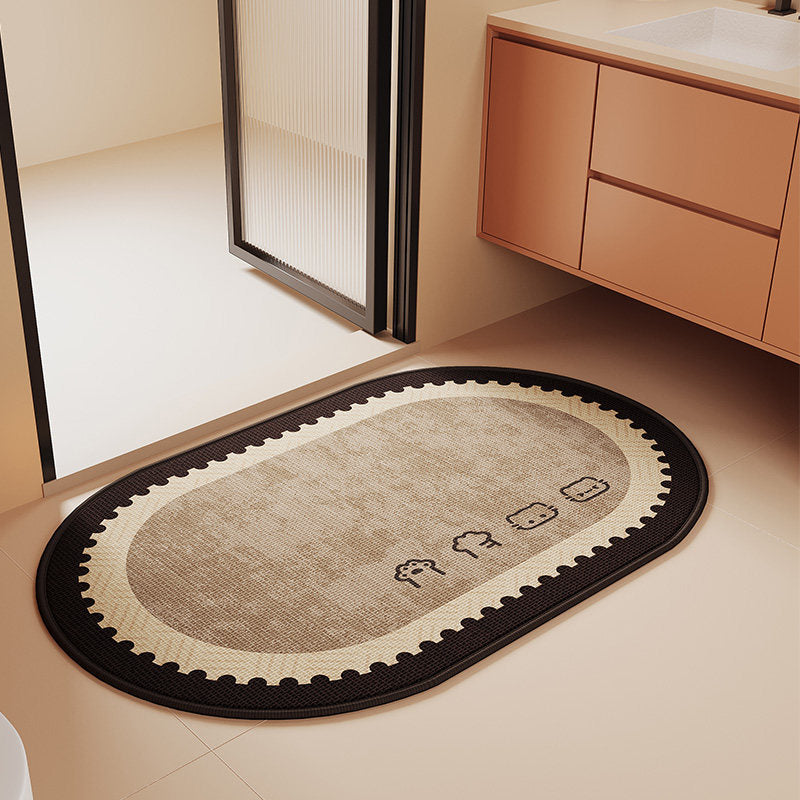 Absorbent Bathroom Rug Kalsten