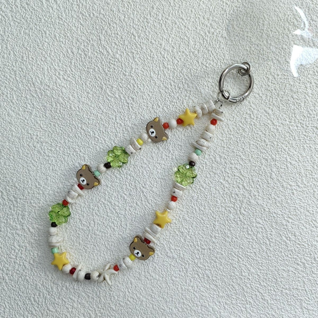 Fun-Themed Beaded Keychain Holder Kalsten