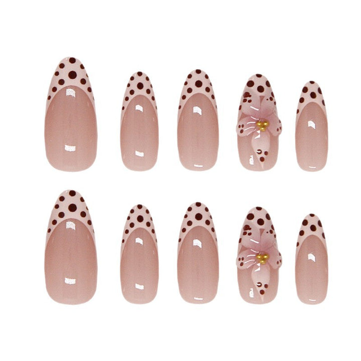 Decorative Floral Press-On Nail Tips Kalsten