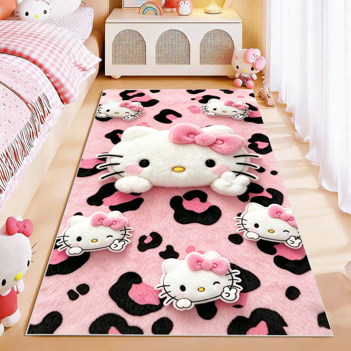 Cute Cartoon-Themed Plush Area Rug