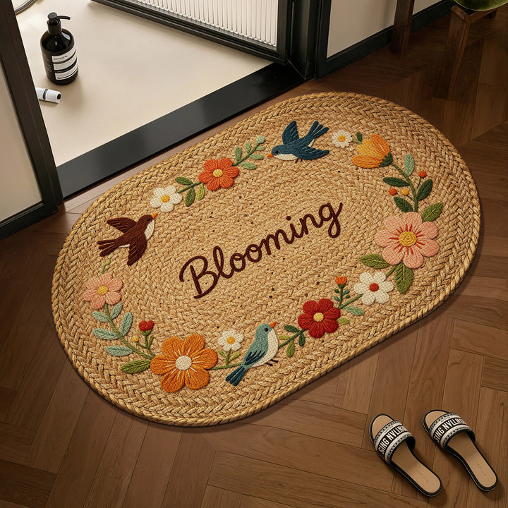 Decorative Pumpkin-Themed Area Mat