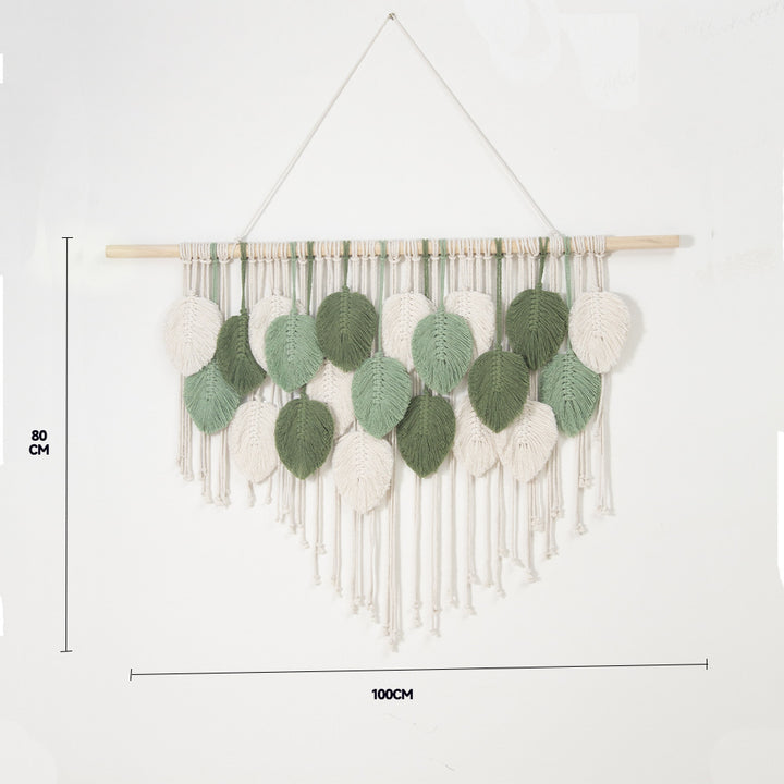 Woven Leaf Wall Décor