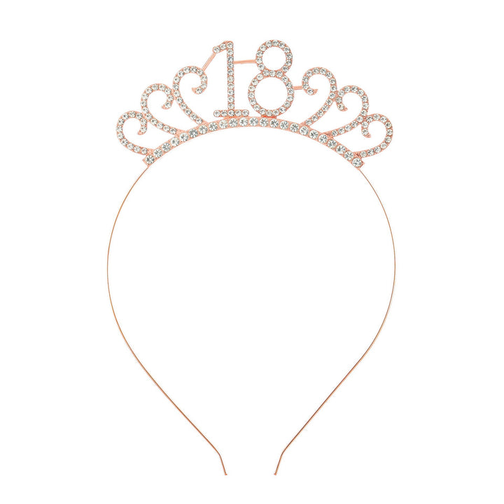 Ladies Crystal Tiara with Custom Designed Number Motif Kalsten