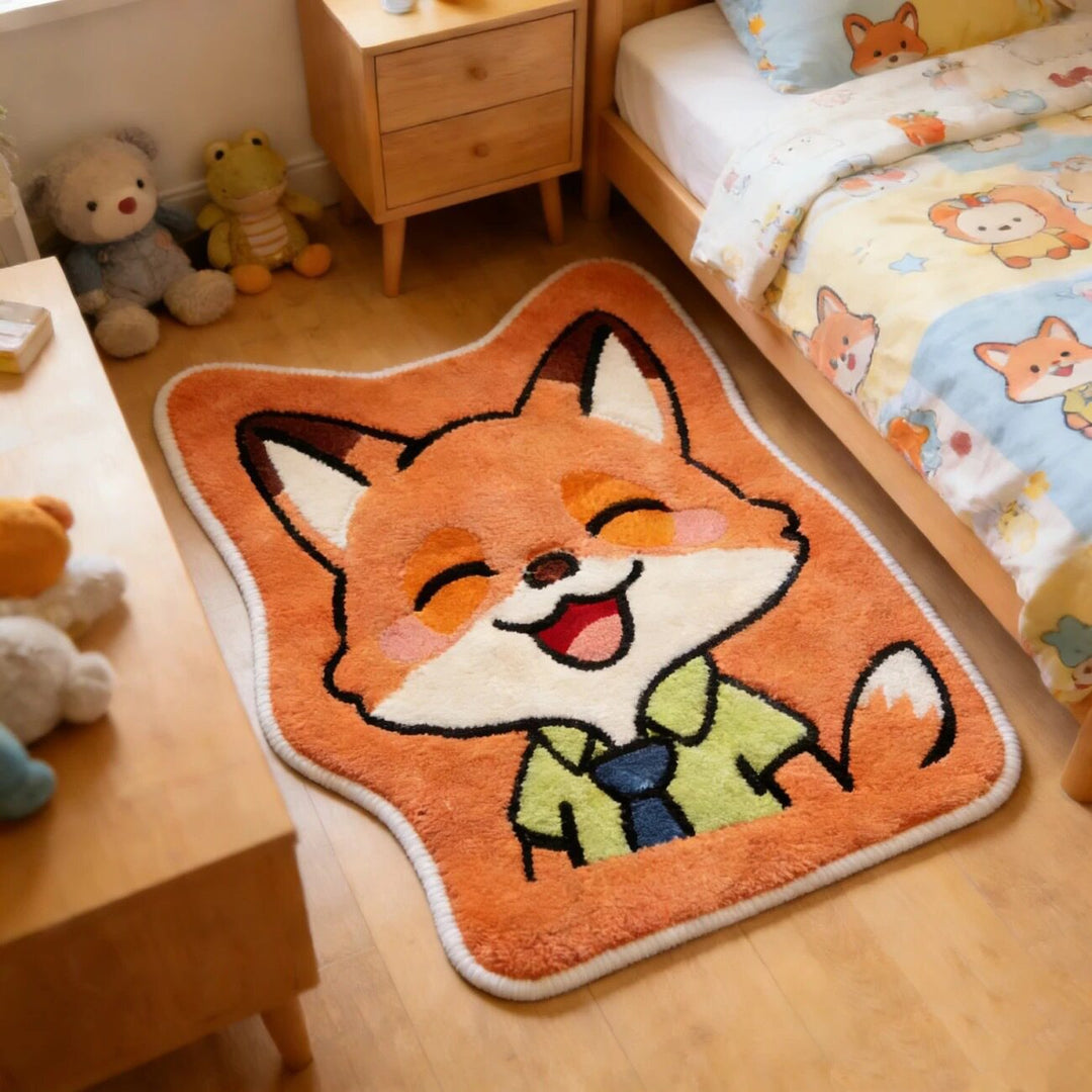 Cute Shapes Cartoon Rug