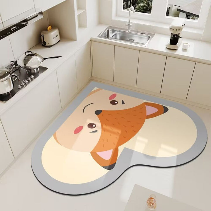 Cute Panda Themed Kitchen Floor Mat Kalsten