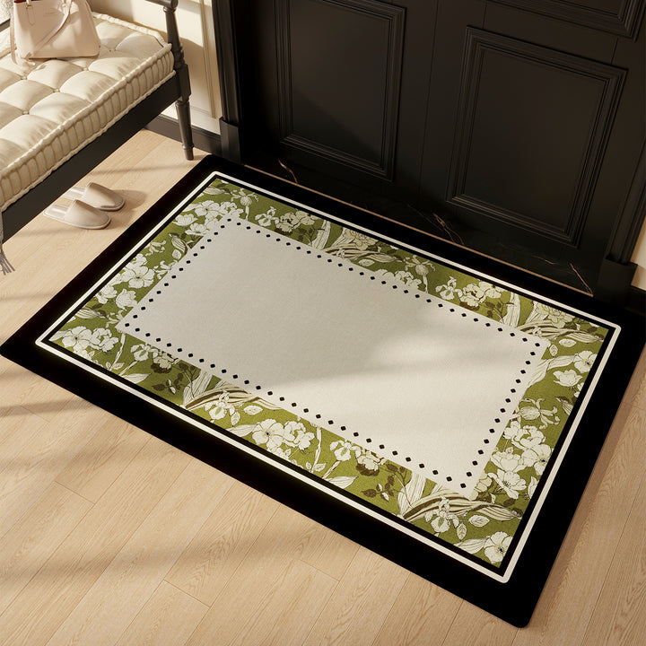 Botanical Design Area Rug