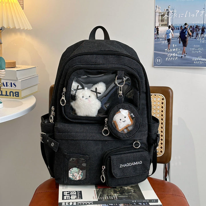 Stylish Multi-Functional Transparent Backpack