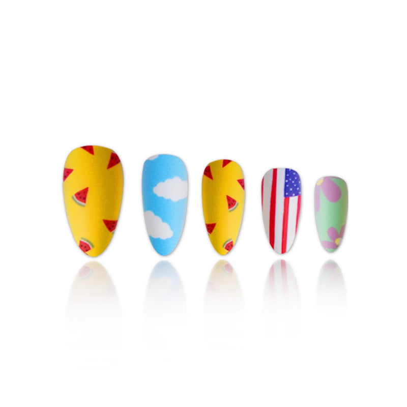 Creative Thematic Press-On Nail Set Kalsten
