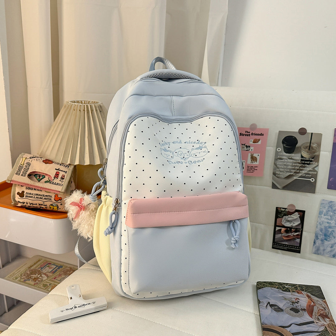 Cute Polka Dot Backpack