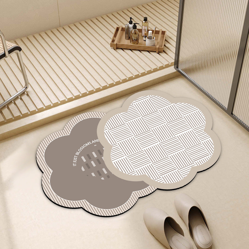 Decorative Cloud-Shaped Bath Mat Kalsten