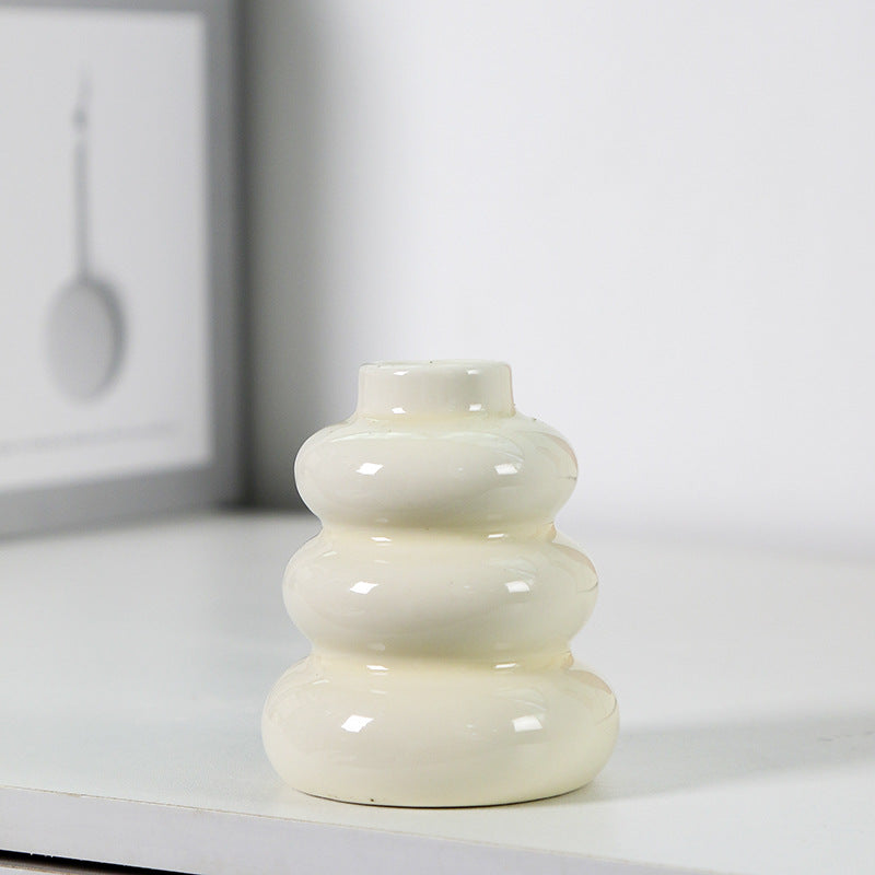 Decorative Ceramic Flower Bud Holder Kalsten