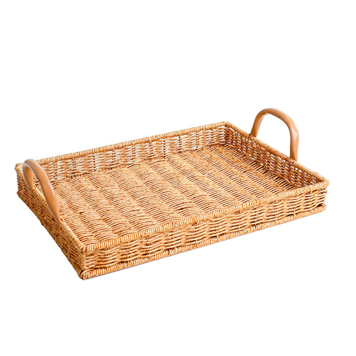 Woven Rectangular Serving Tray Kalsten