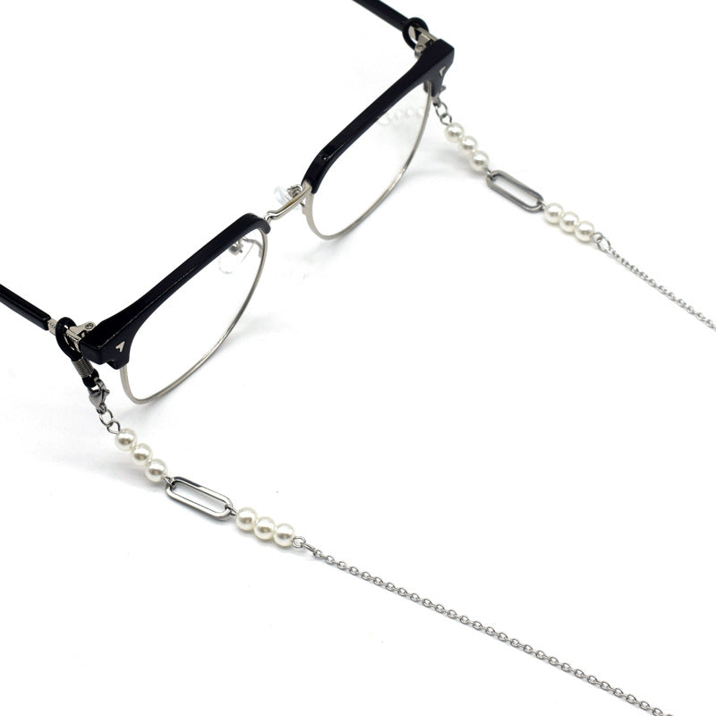 Elegant Pearl-Linked Eyewear Chain Kalsten 1786692206