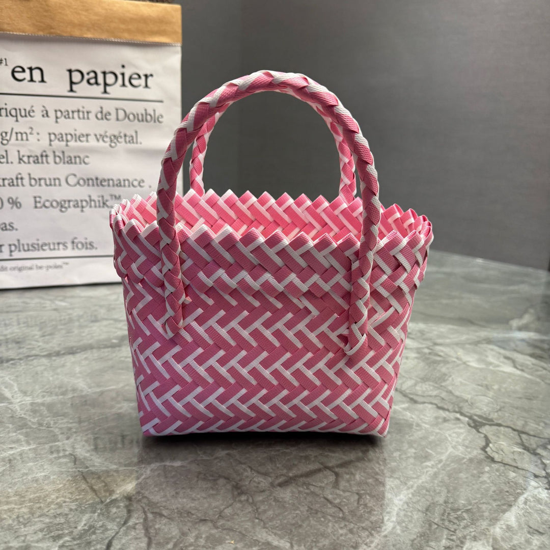 Playful basket bag with bow Kalsten