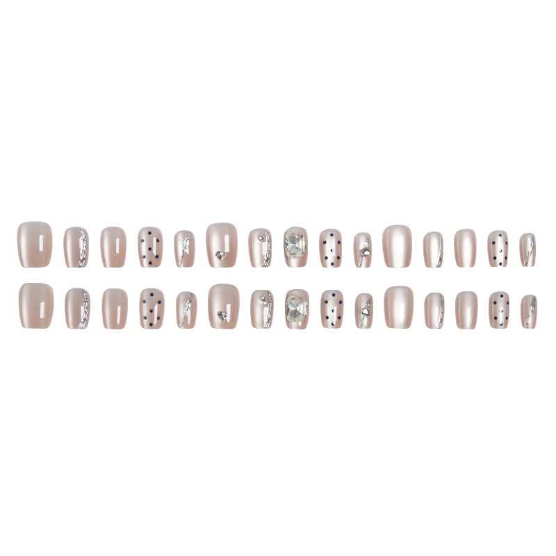 Artificial nail set with elegant 3D decorations Kalsten