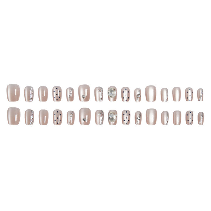 Artificial nail set with elegant 3D decorations Kalsten