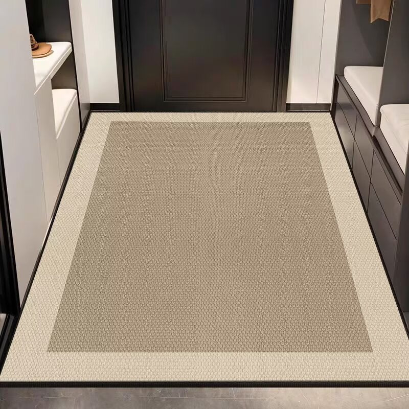 Elegant Textured Entryway Rug