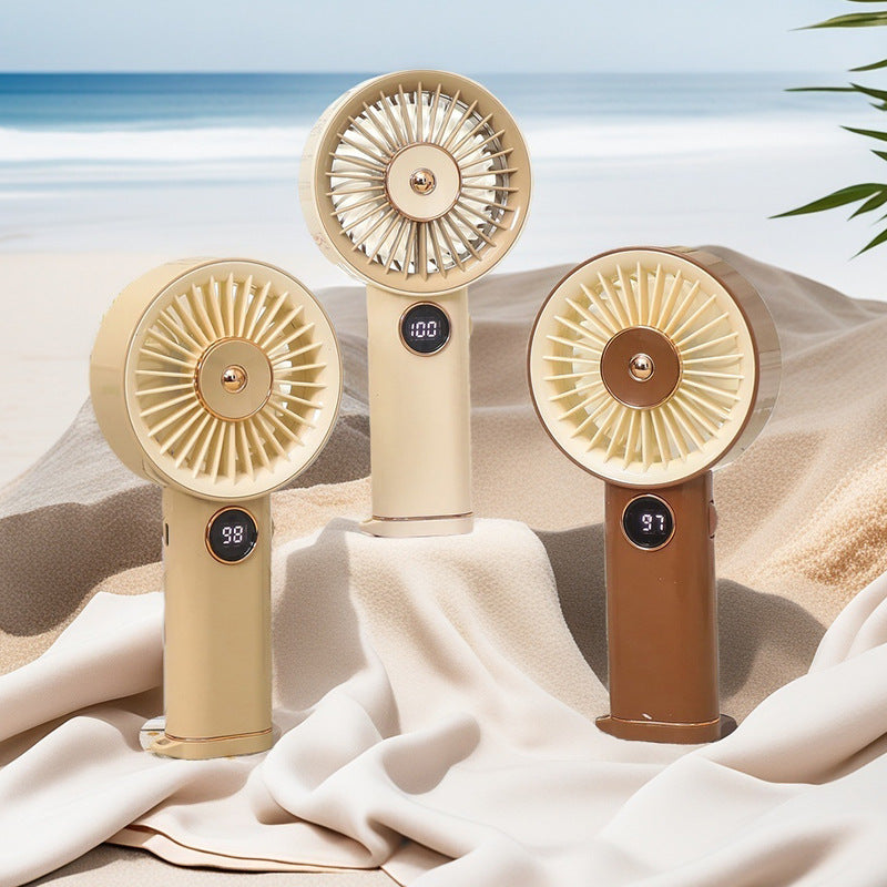 Women Portable USB Hand Fan with Powerful Battery Kalsten