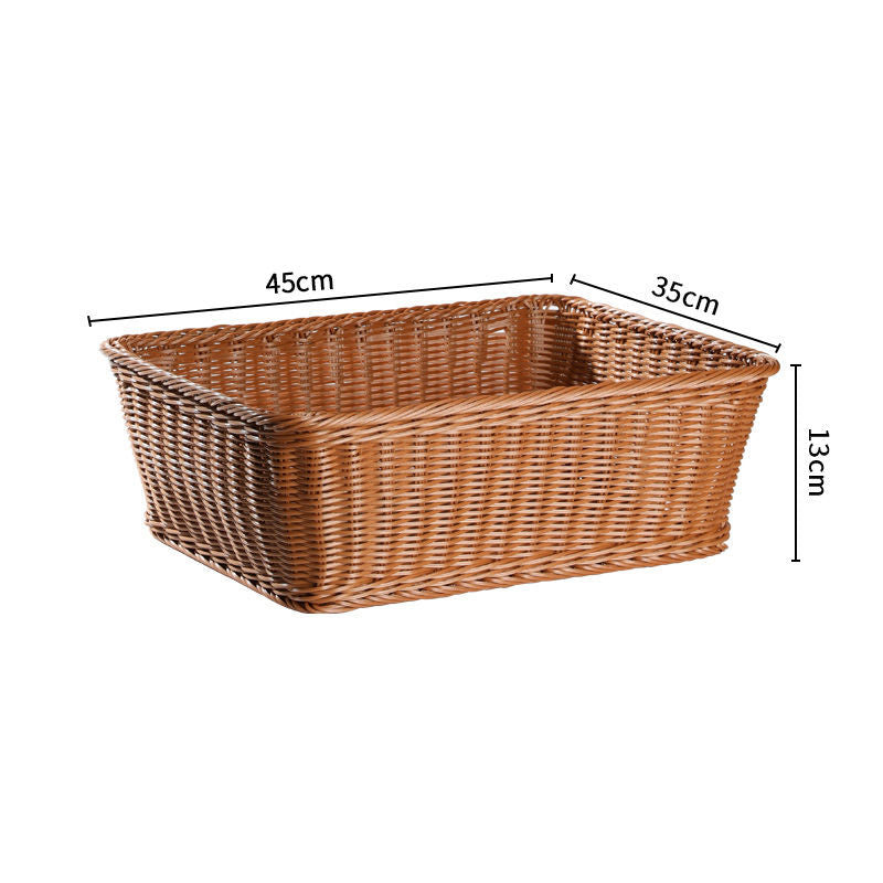 Large Rectangular Woven Storage Tray Kalsten