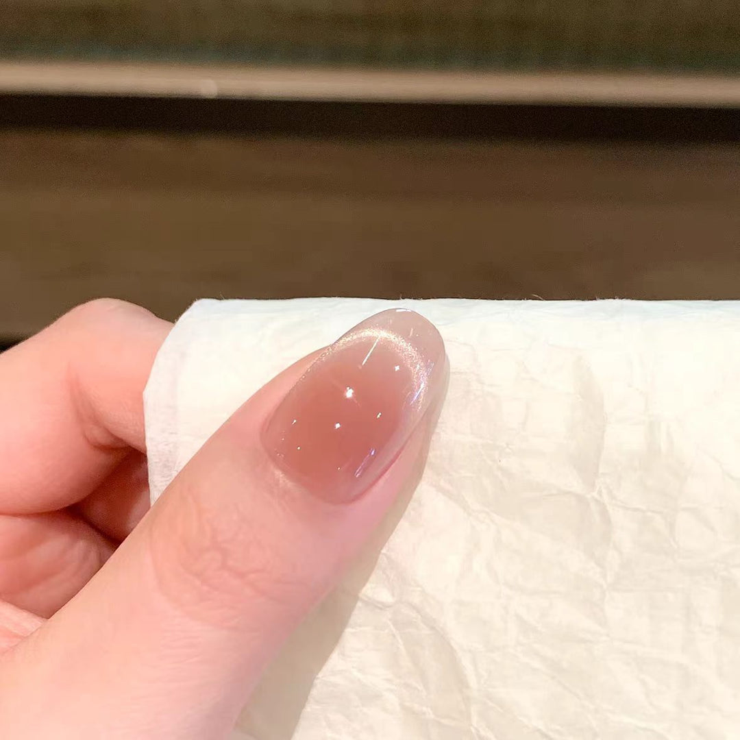 Artificial nails with elegant French tip design Kalsten