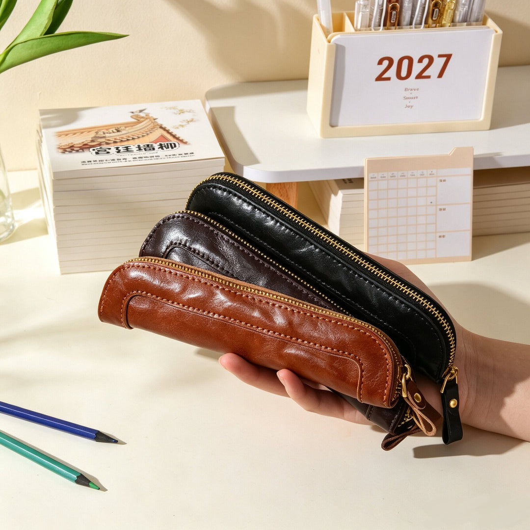 Leather Pencil Case