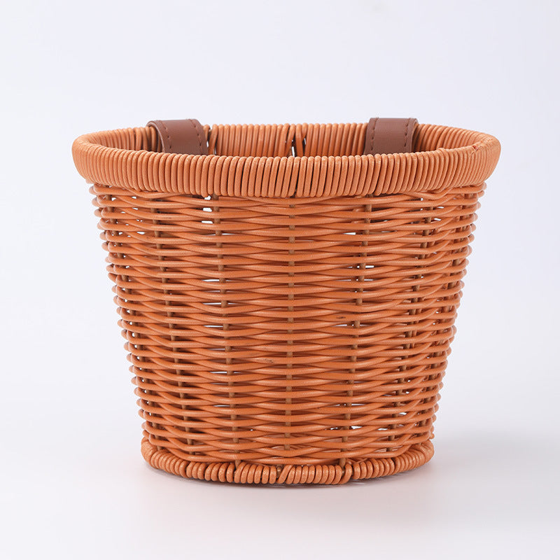 Ladies stylish basket made of woven material Kalsten