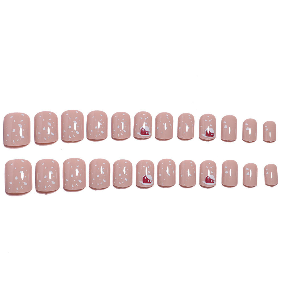 Festive Holiday-Themed Press-On Nail Art Kalsten