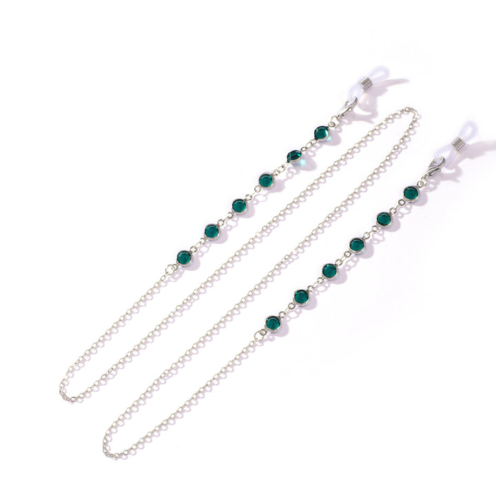 Stylish Crystal Chain Eyewear Holder Kalsten