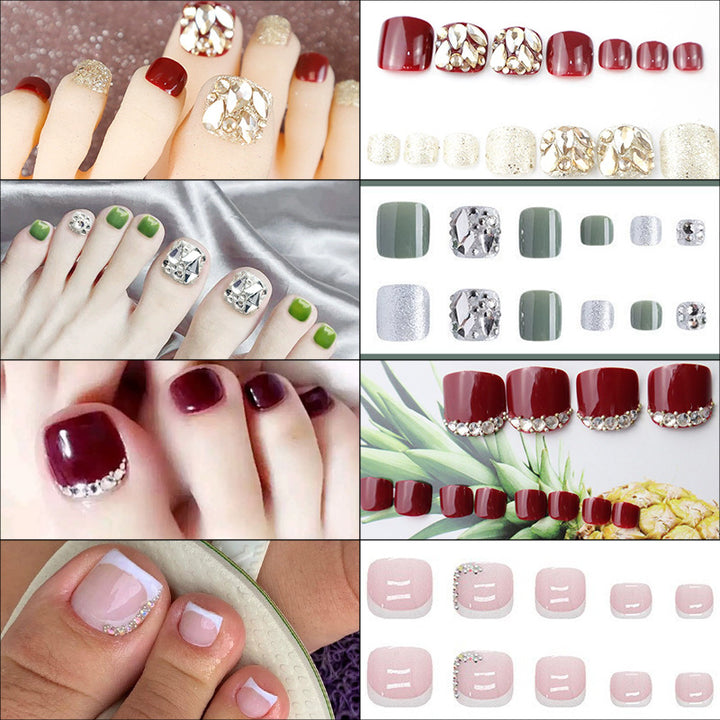 Premium Decorative Press-On Nail Set Kalsten