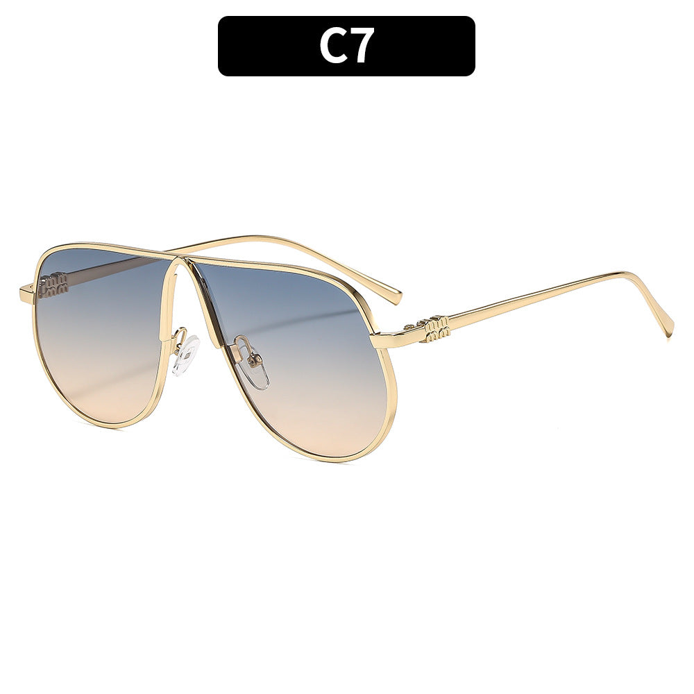 Premium Oversized Aviator Sunglasses