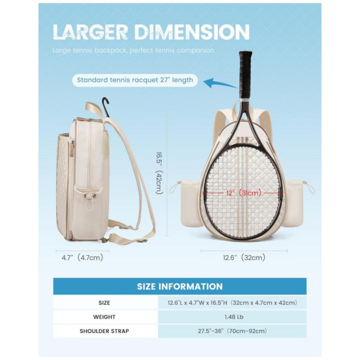 Ergonomic Tennis Racket Backpack Kalsten