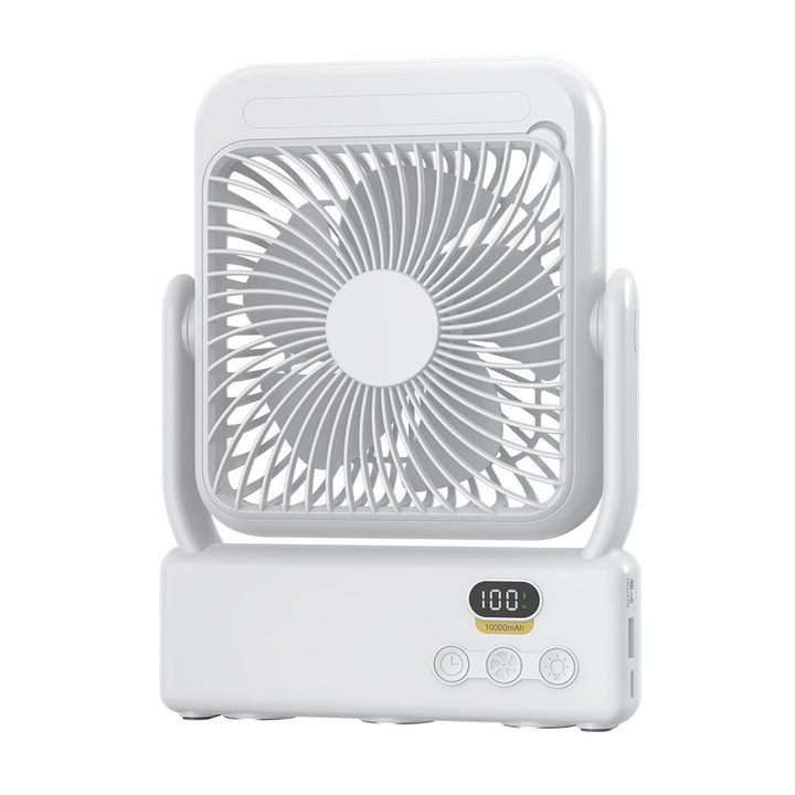 Unisex Rechargeable Dual-Function Cooling and USB Power Fan Kalsten