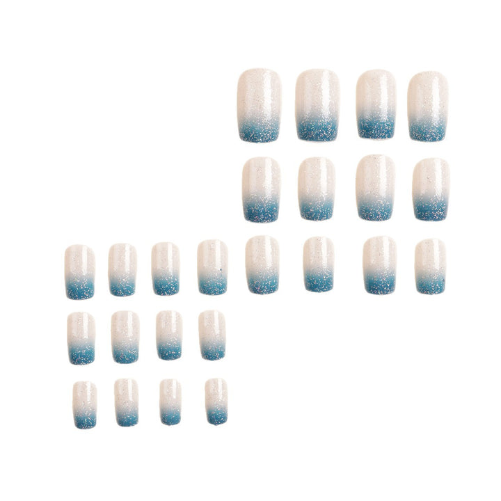 Ombre Glitter Press-On Nails Kalsten