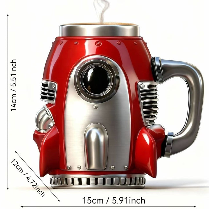 Creative Retro Rocket Coffee Mug Kalsten