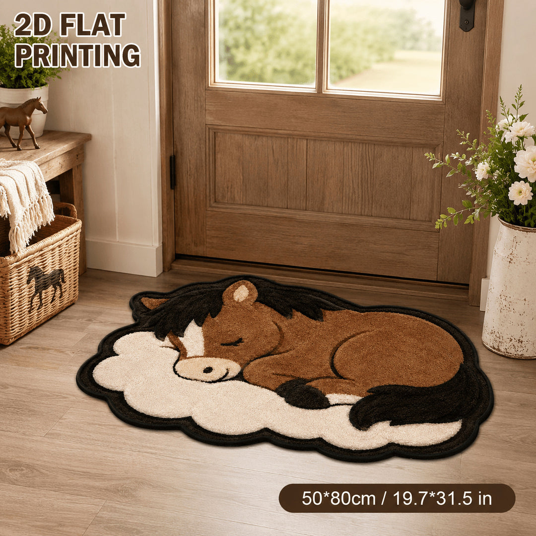 Cute Pig-Themed Area Mat