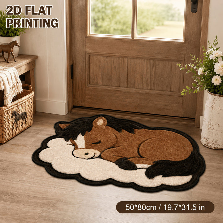 Cute Pig-Themed Area Mat