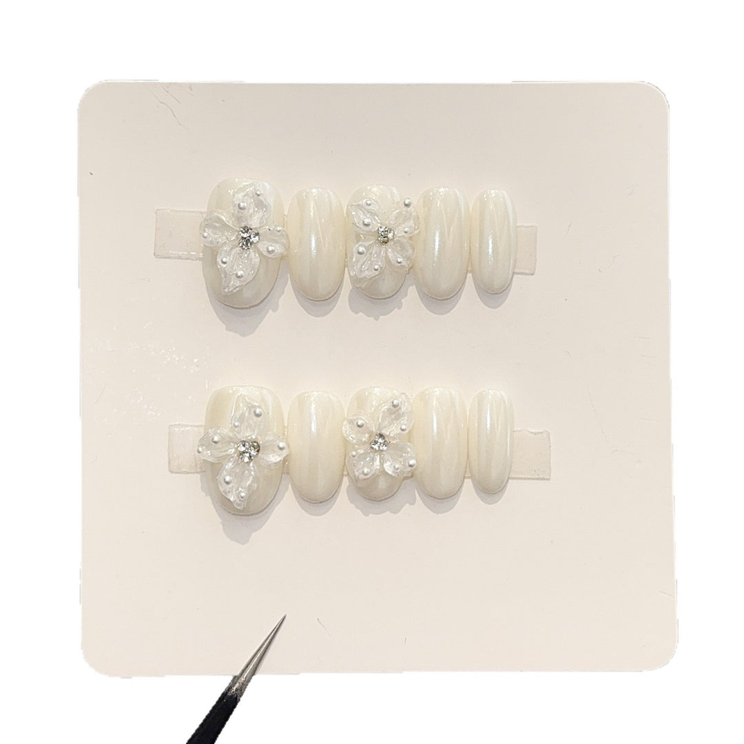Artificial artificial nails with floral accents Kalsten