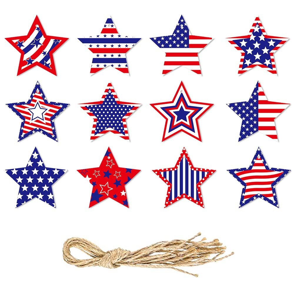 Unisex nan multi-layer 3D paper star hanging decoration with hanging loops Kalsten