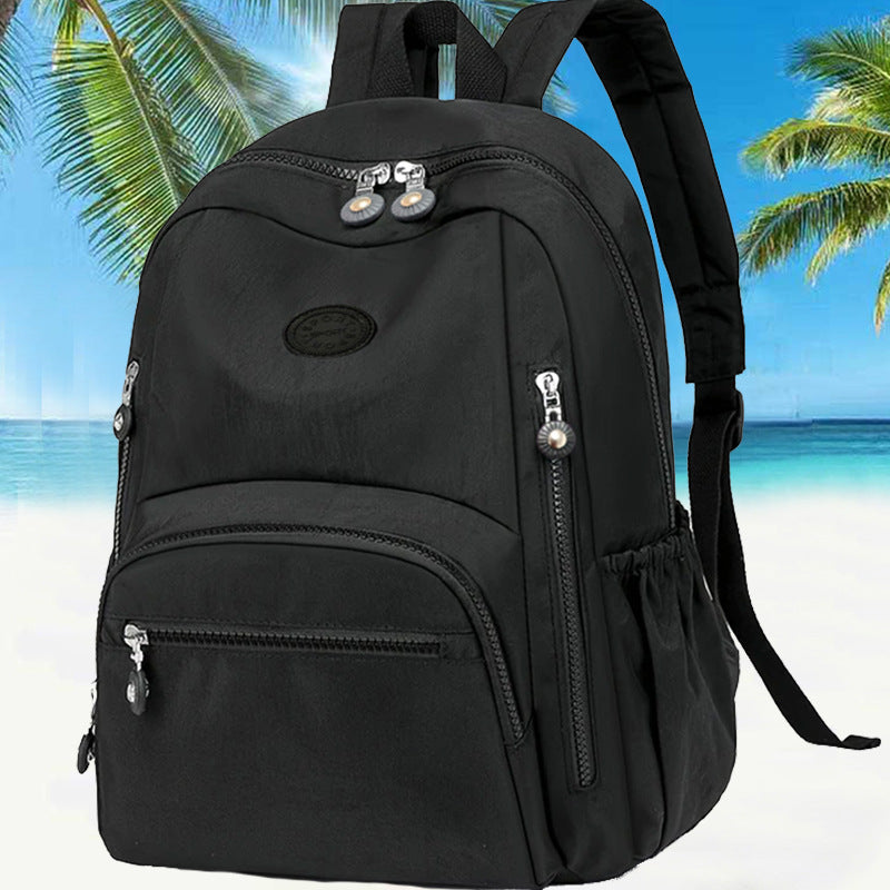 Multi-Pocket Travel Backpack with Water-Resistant Material Kalsten