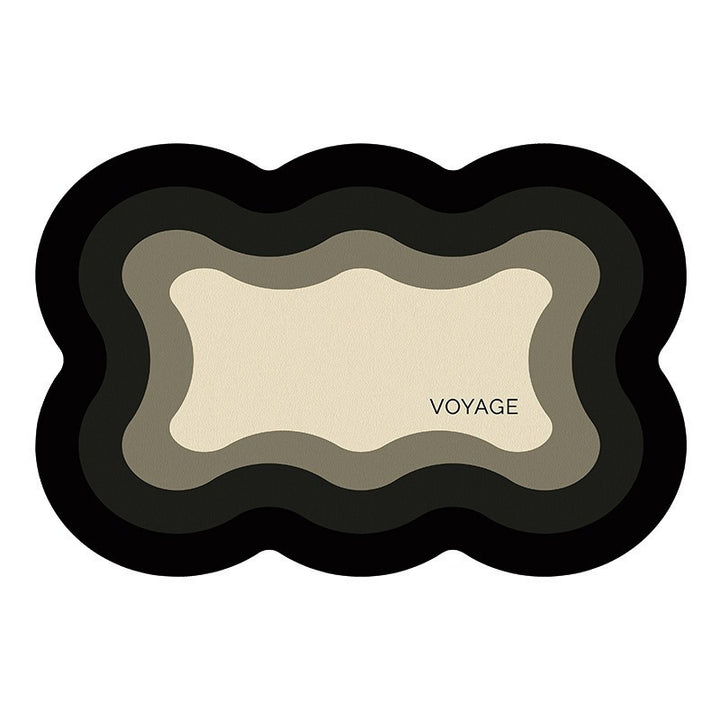 Stylish Cloud-Shaped Bath Mat
