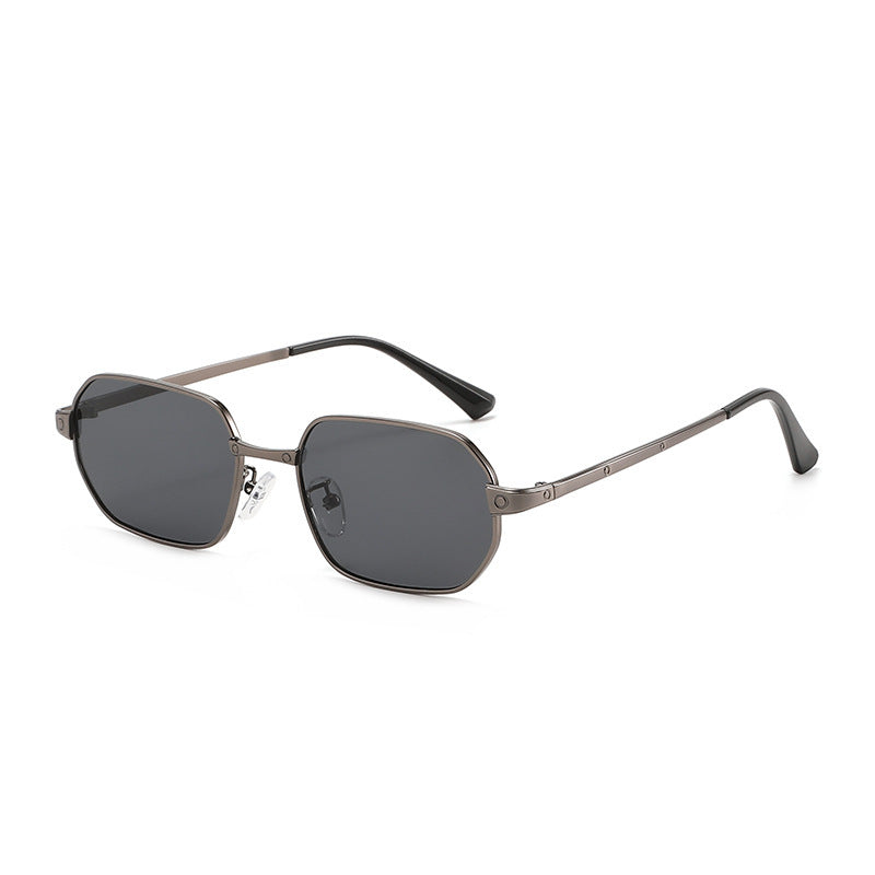 Geometric Metal Frame Sunglasses Kalsten