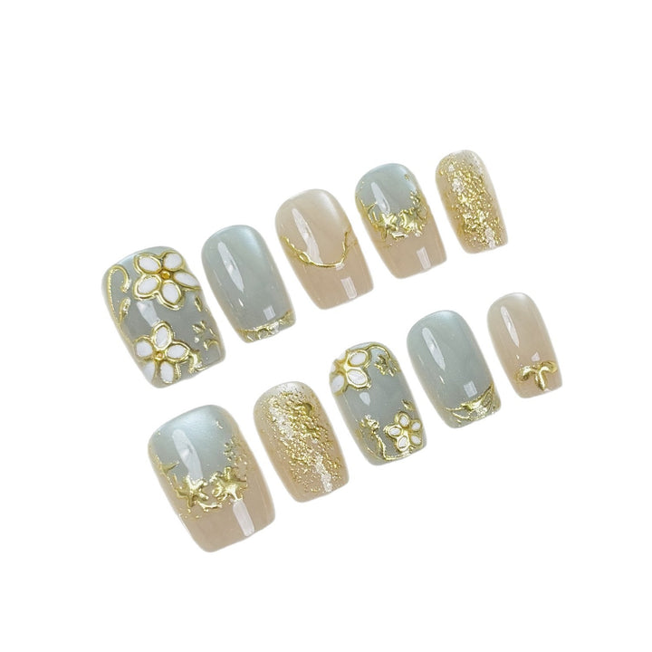 Floral-Themed Press-On Nail Kit Kalsten